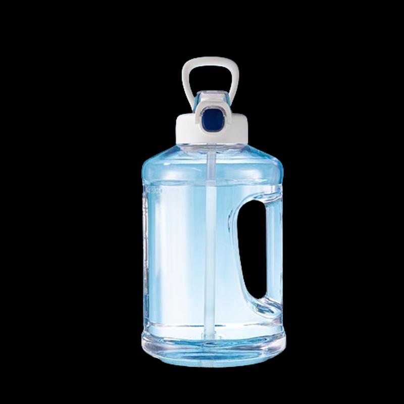 Large Capacity Outdoor Sports Water Bottle with Straw