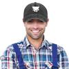 Devilish Face Silhouette Fashion Washed Baseball Cap Hat Outdoor Activities