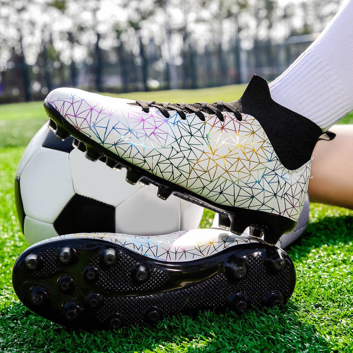 Мужские футбольные бутсы подростковые дышащие футбольные бутсы профессиональная игровая — фото 5