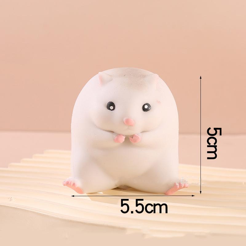 Soft Hamster Stress Relief Toy Slow Rebound Squeeze Cute Hamster Animal Stress Toy Fidgety Senses Autism Decompression Kids Toy