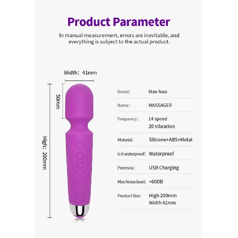 Powerful Magic Wand Vibrators for women G Spot Clitoris Stimulator Dildo Wand Massager Masturbator AV Stick Sex Toys for