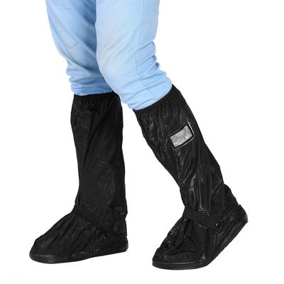 Motorrad Roller Fahrrad Radfahren Wasserdicht Rutschfest Schuhüberzug für Regentag Schnee Tag Schwarz L