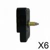 2-6pack Silent Clock Movement Non-Ticking Timekeeping Easy to