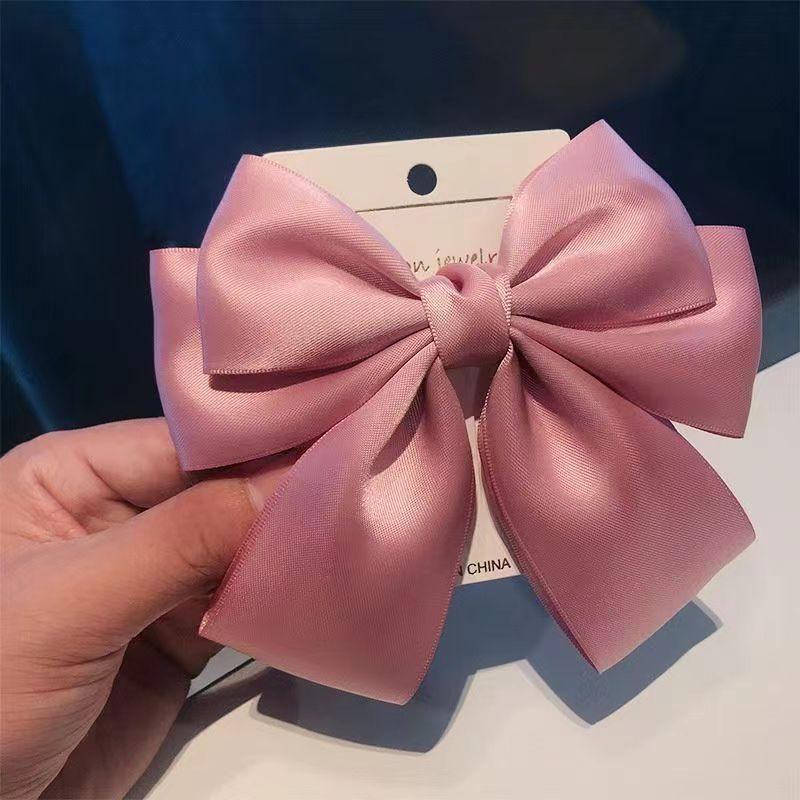 

Retro Velvet Bow Hairpin For Women Fashion Bowknot Back Of The Head Hair Clip Versatile Ponytail Clip Headwear Hair Accessories
