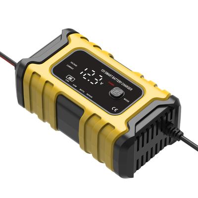 Motorcycle Battery Chargers 12V6A Full Automatic Smart Battery Chargers Maintainer Portable Trickle