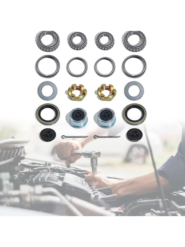 Set de rulmenți pentru axele remorcii pentru bărci de rezistență grea 2 seturi 20 bucăți pentru ax de 3500 lbs #84 L68149 L68111 L44649 L44610 171255TB