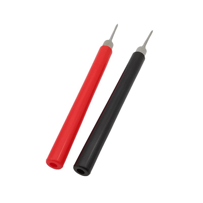 2Mm Spring Electrical Test Probe Tip Hook Wire Connector Solder-Free Test Leads Pin For Digital Multimeter Multi Meter