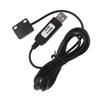USB Magnetic Sensor Switch Customizable Black ABS Widely Compatible USB Keyboard Switch Cable for Printer Monitoring