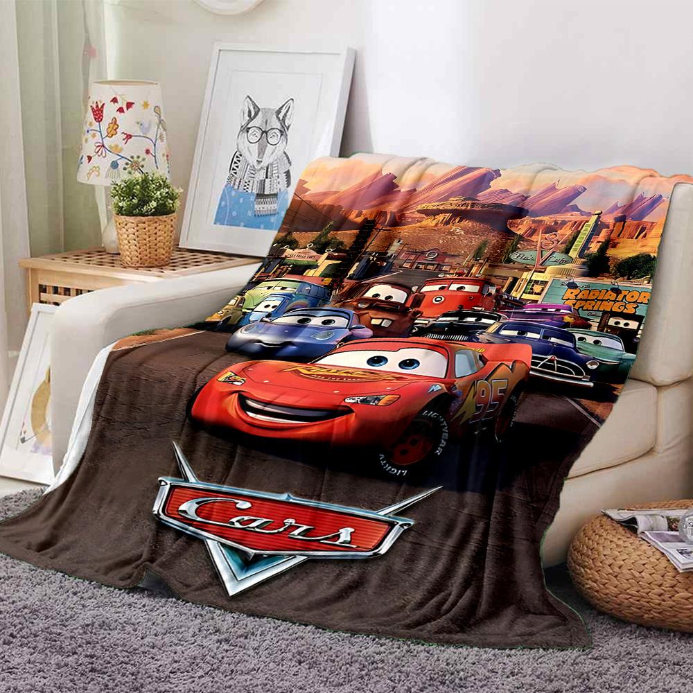 1pc Mcqueen Flannel Blanket,Ultra Soft Warm Plush Throw for Home Bedroom Bed Sofa Cover Camping Picnic gift Y71713
