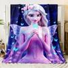 Cartoon Frozen soft Blankets blankets fluffy flannel thin Blanket Picnic Sofa Family Bedroom Children's Room custom blanket