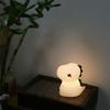 Dinosaur Shape Silicone Night Light USB Charging Dimmable Lamp Portable Touch Sensor Lamp Bedside