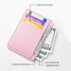 Short Ultra Thin Card Case Female Mini Multi-Card Fashion Bank Card Credit Card Holder Wallet Simple Pu Leather Card Holder