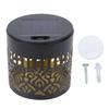 Decorative Solar Mandala Light Metal IP65 Water Proof Outdoor Solar Fence Light for Deck Step Wall Garden Patio Backyard