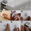 5Pcs Acrylic Self Adhesive Screw Stickers No Need to Punch Holes Wall Hook Towel Coat Hooks