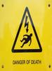 Metal Sign Caution Angry People Warning Plaque 15x20cm Home Decor