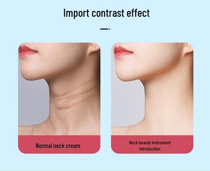 Tricolor Beauty Neck Device: Firms, Lifts, and Reduces Neck Lines and Nasolabial Folds with Care Massage and Protection