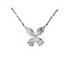 4 Carat D Color Moissanite Four-Leaf Clover Pendant Necklace for Women - Versatile Jewelry for Evening Gown or Wedding Dress