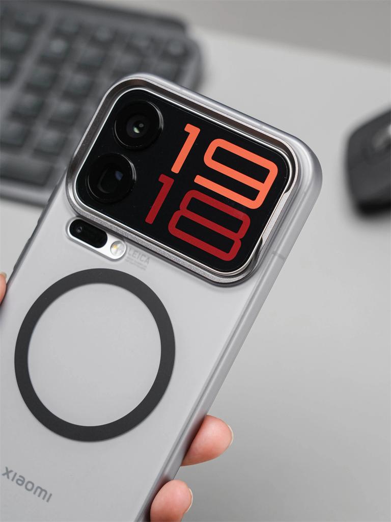 Ultra-dünnes mattes durchscheinendes Hart-PC-Gehäuse für Xiaomi Mi 17 Pro Max Mi17 Schlankes mattiertes magnetisches kabelloses Lade-Legierungs-Objektivabdeckung