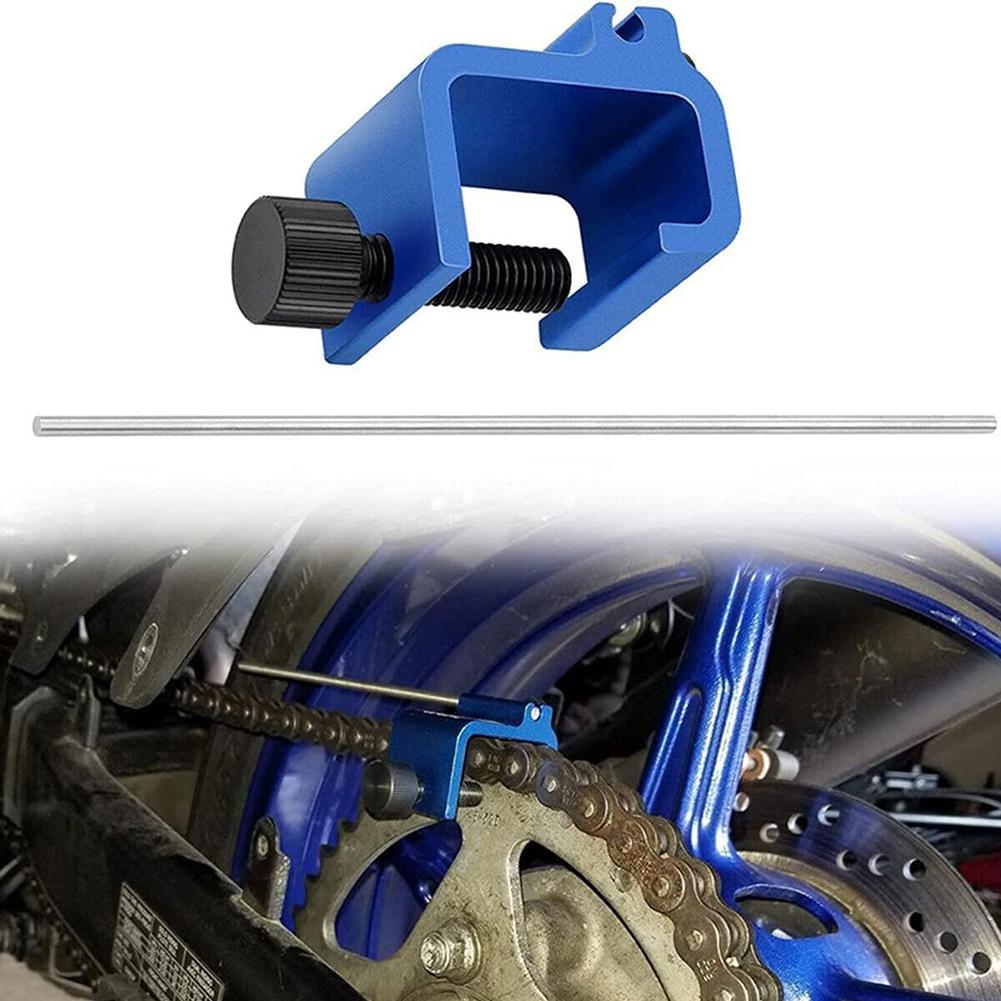 Easy and Quick Motorcycle Chain Alignment Tool Essential for Any Rider