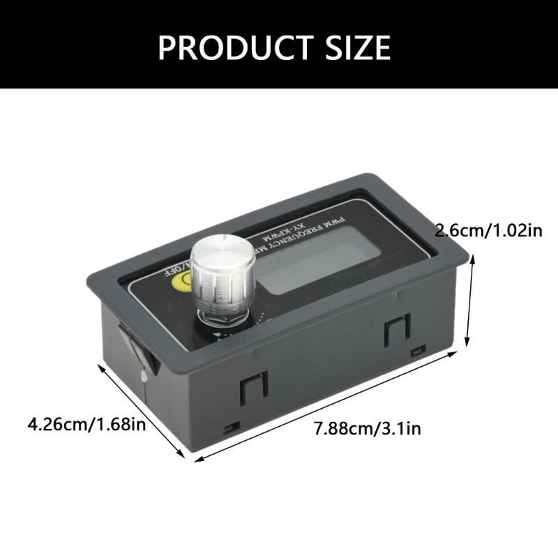 Square Waves Signal Generator Module 1Hz-150KHz with Adjustable Duty Cycle & LCD Screen for Microcontroller Applications
