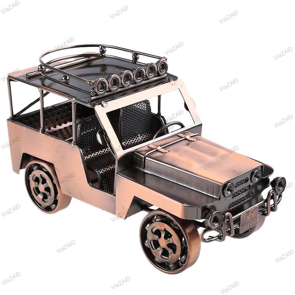 Metal Antique Vintage Car Model Handcrafted Collections Collectible Vehicle Toys for Bar or Home Decor Decoration