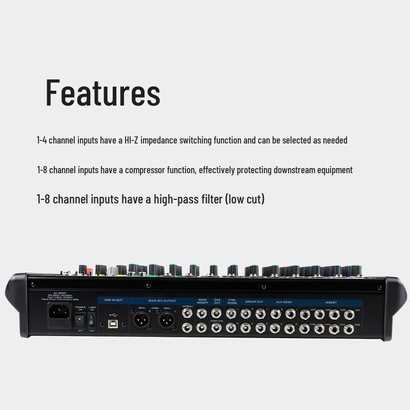 FionTu Professional Conference Audio System Analog Mixer (CN Version)