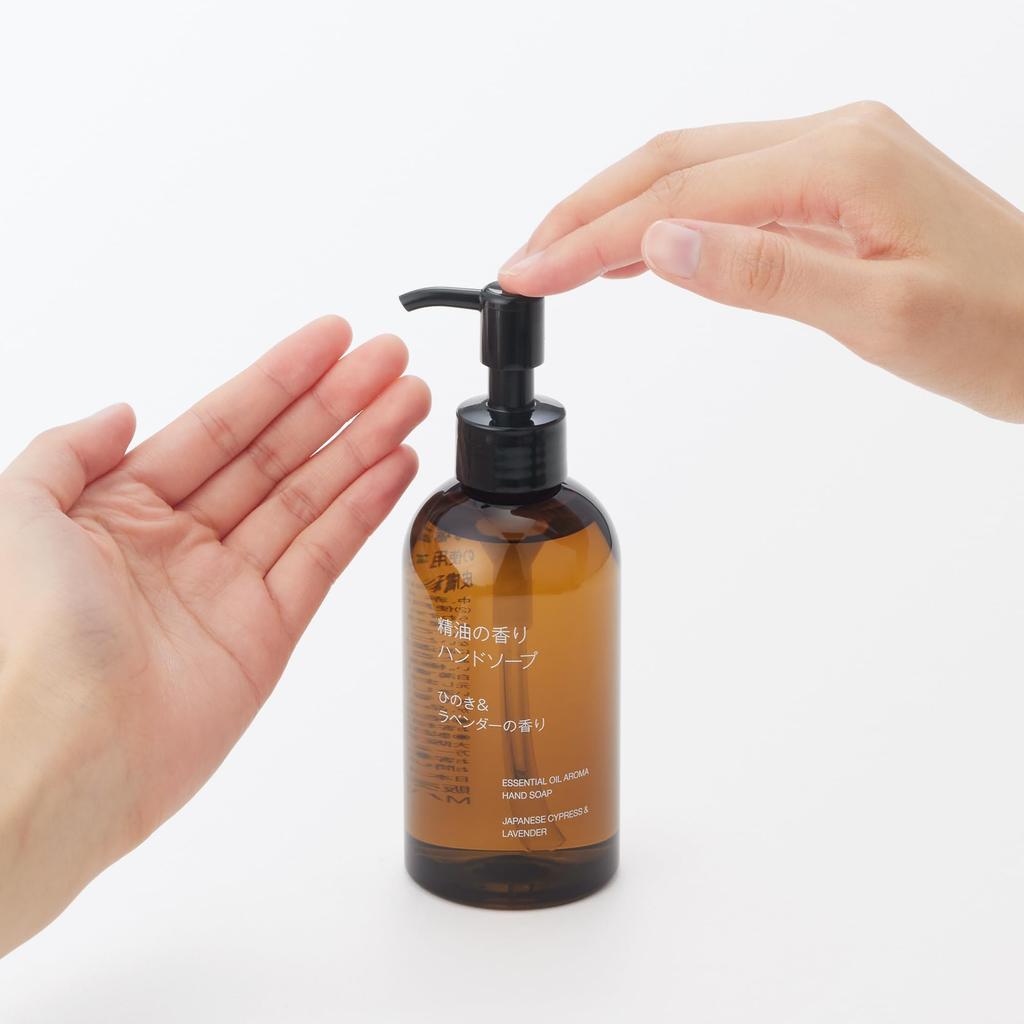 Muji Essential Oil Hand Soap Hinoki and Lavender Scent 200mL OAR62A4A