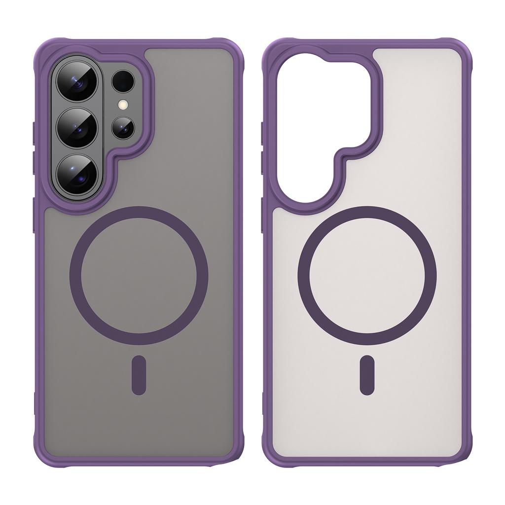 for Magsafe Magnetic Case for Samsung S26 S25 Edge S24 FE Plus Ultra A57 A37 A17 A07 A55 A35 A56 A36 A26 Matte Translucent Cover