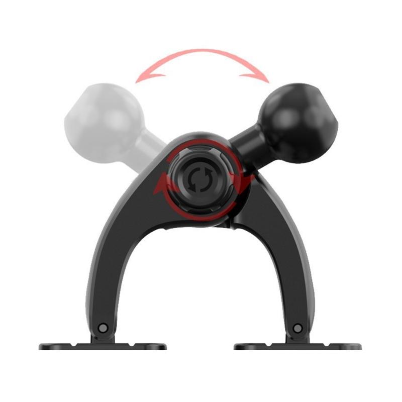 360 Degree Adjustable Rotation Phone Brackets Adhesive Base 17mm Ball Joint Adapter For Handfree Video Calls