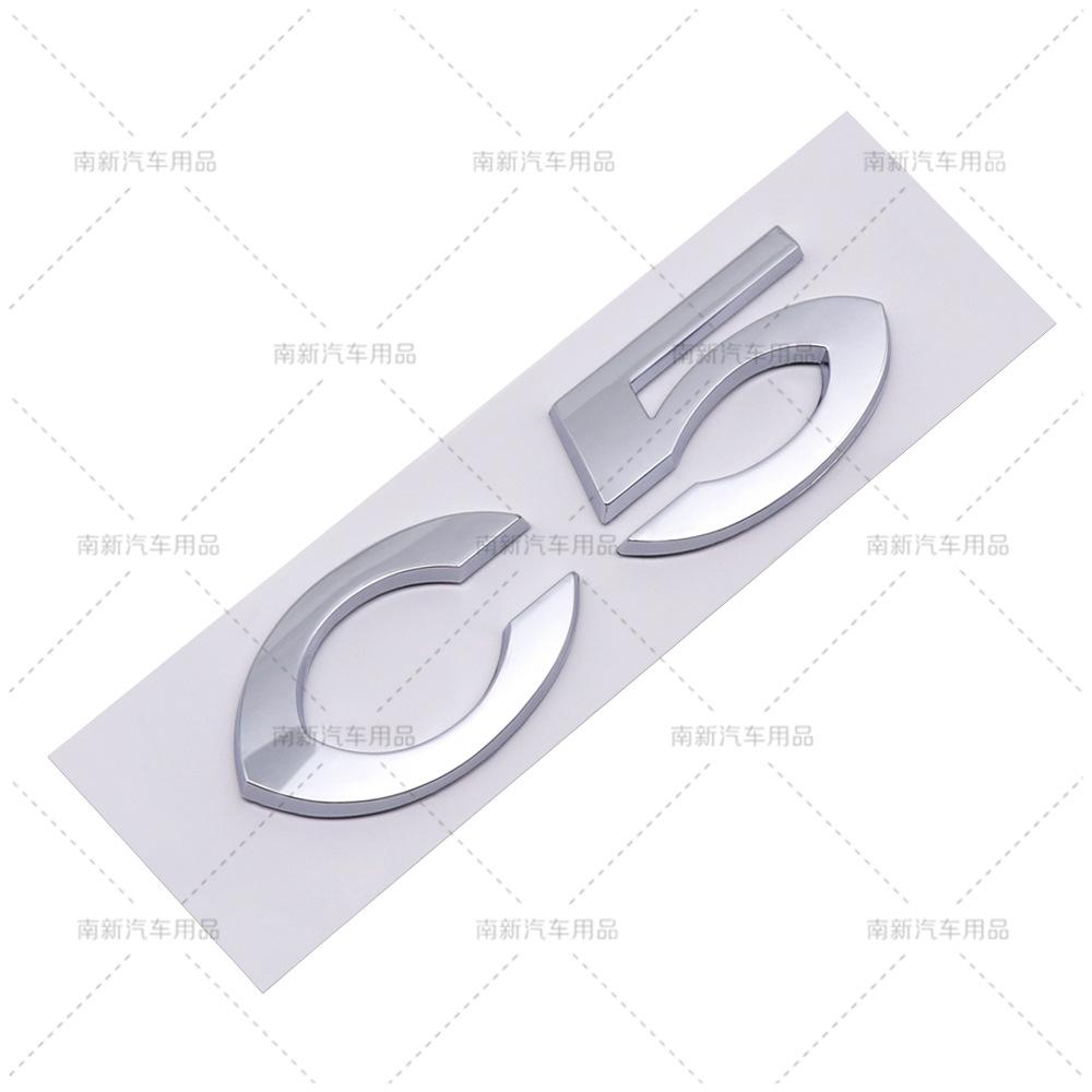 Pegatina de Logo de Coche ABS 3D Insignia para Parachoques Trasero Emblema de Maletero Trasero de Automóvil Calcomanía Accesorios de Estilo para Citroen C2 C4 C5 Picasso Berlingo