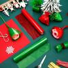 1pcs 40cm*30m 2.5 Mil Red Cellophane Wrapping Rolls, Transparent Cellophane for DIY Crafts Gifts Birthday Anniversary Wedding Gift Packaging
