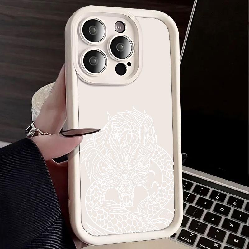 

For Honor X6C NIC-LX1/Honor 400 Pro Case Shockproof Silicone Soft Bumper Protect Cover Candy Chinese Dragon Phone Case Honor X6C