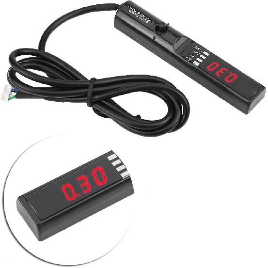 12V Universal Turbo Timer with Digital LED Display, Black Pen Control Unit, Compatible with Various Turbocharged Vehicles