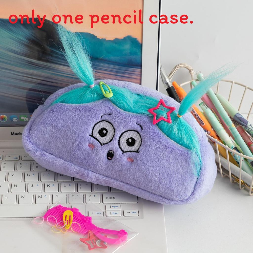 Cute Plush Stationery Organizer With Big Storage Space For School And Home