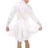 Sissy Lingerie Babydolls Men'S Wedding Dress Cosplay Bridal Uniform Long Sleeve Embroidered Lace Show Dress Gay Nightclub Outfit