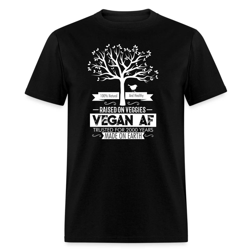 Raised on veggies shirt Vegetarian T-Shirt Vegan AF size S-6XL XXXXL