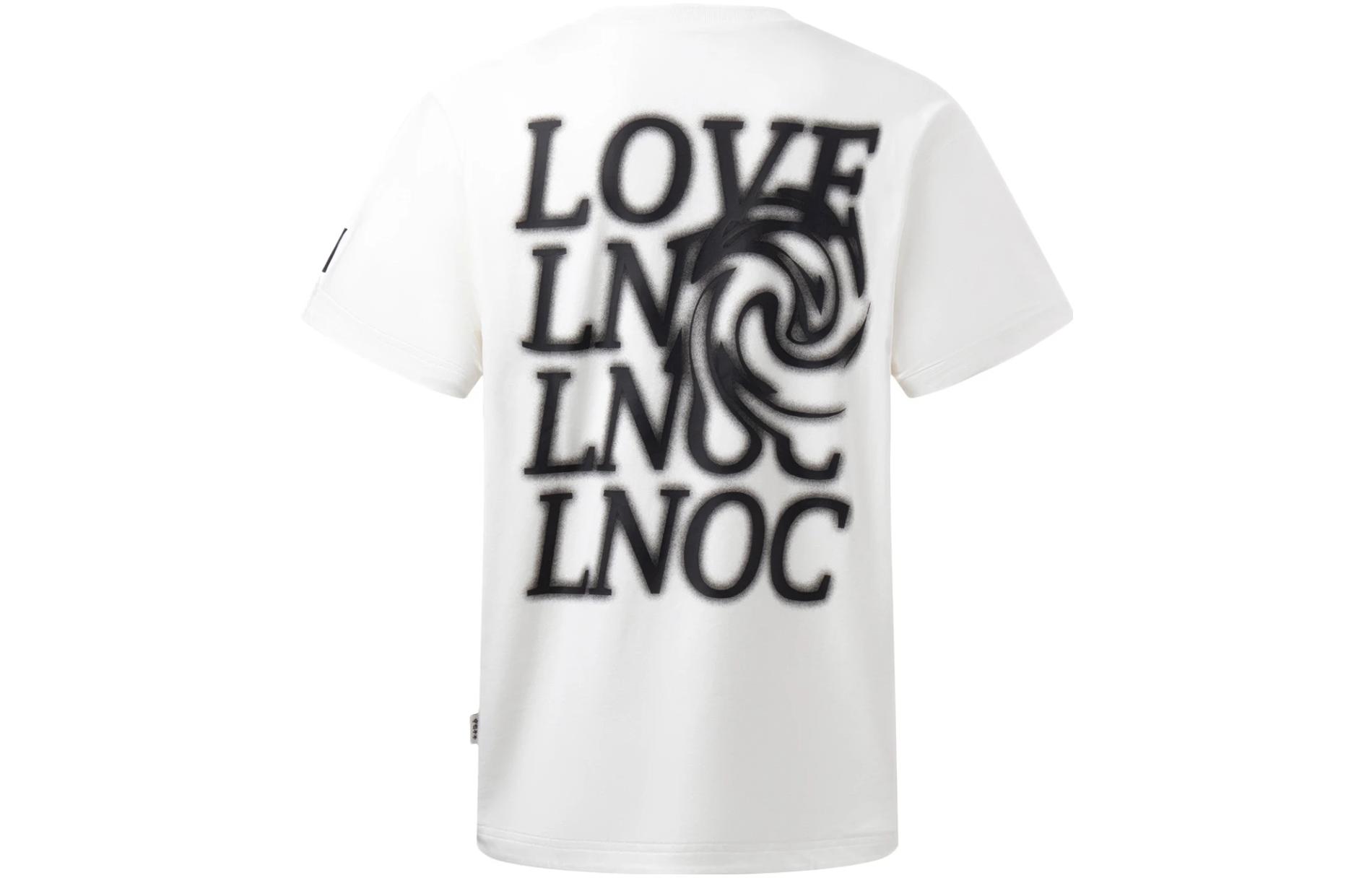 Li Ning Short Sleeved T Shirts Unisex White AHST167-2 XL