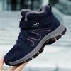 Warm Men Winter Boots Outdoor Plush Warm Ankle Boots Lightweight Couple Walking Shoes Women Waterproof Snow Boots Winter Cotton Shoes