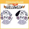 Adorable Set de Diadema con Orejas de Perro Dálmata de Peluche Para Niños Perfecto Para la Diversión de Halloween