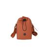 Niche design casual simple texture fashionable bucket bag 2025 summer new foreign style women's shoulder messenger bag
