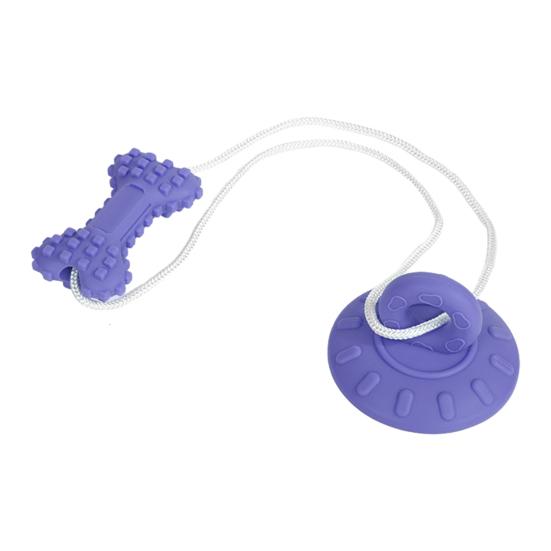 Suction Cup Dog Rope Toy Interactive Dog Chew Toy Tug-of-War Teeth Cleaning Toy for Puppy Teething Dogs Boredom Relief