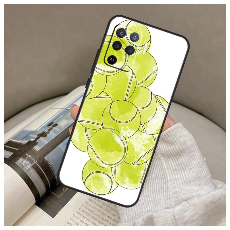 

Tennis Racket Tennis Ball Case For Oppo A80 A60 A40 A5 Pro A15 A16 A17 A57 A77 A94 A74 A54 A76 A96 A18 A38 A58 A78 A98 OPPO A38 4G