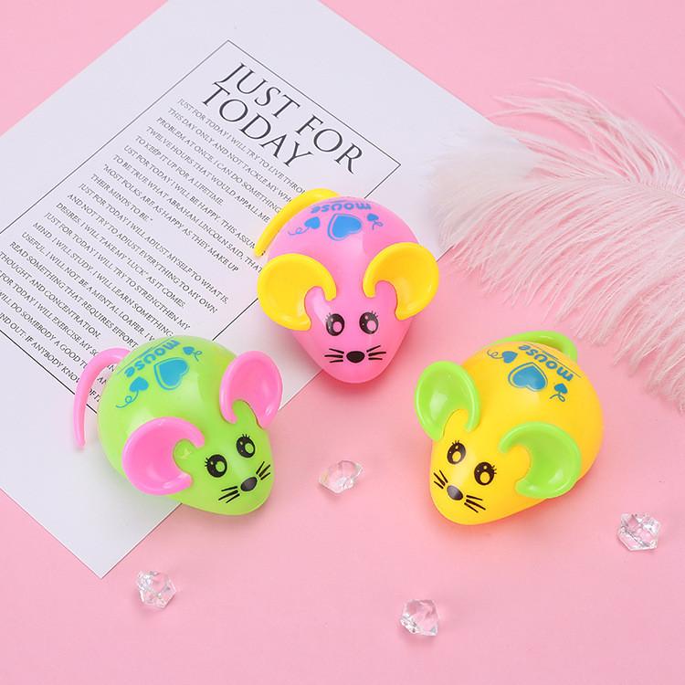 Mouse Animal Model Pull Back Car Toy Kids Gift Parent Child Play Interaction
