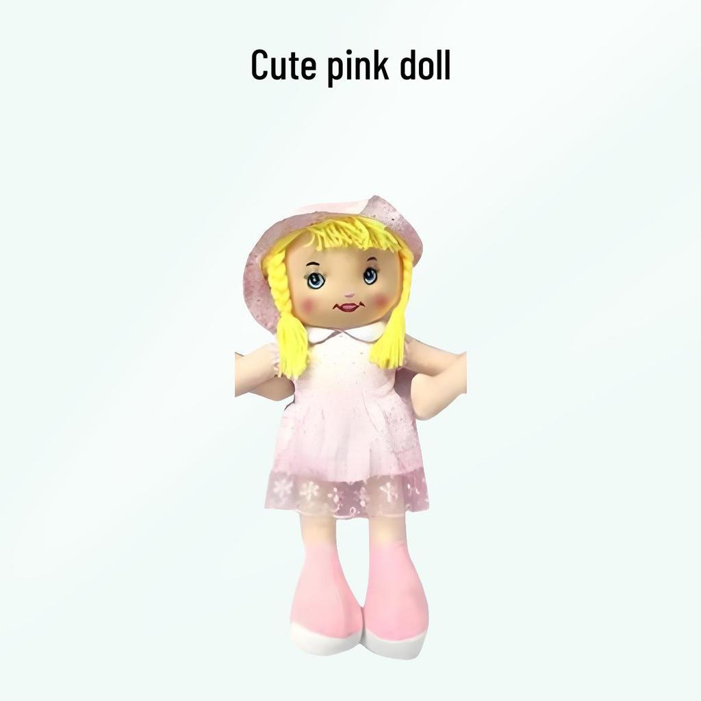 18-inch Plush Doll Set with Clothes - Girl's Gift Pillow Toy
