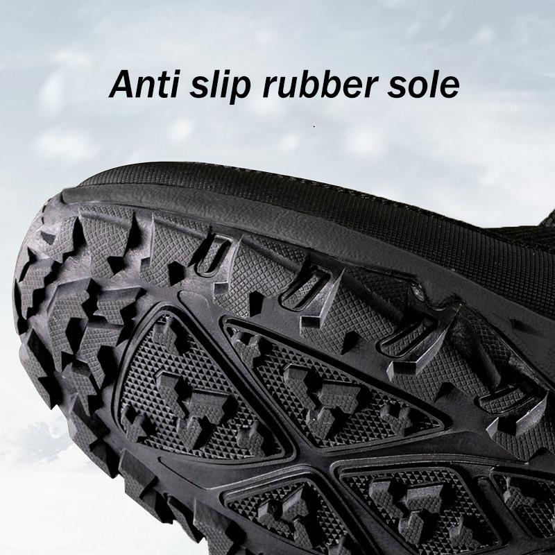 Snow Boots Womens Winter Boots Waterproof Fur Lined Warm Lightweight Ankle Boots High Top Slip On Anti-Slipl Outdoor Shoes