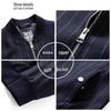 Septwolves Men's Vertical Stripe Baseball Collar Jacket