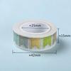 New Colour Flag Tape DIY Decoration Scrapbooking Planner Masking Adhesive Tape Kawaii Stationery