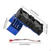 Aluminum Alloy RC Car Engine Cooling Fan, Replacement Part, Easy to Install, Heat Sink for