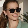 Occhiali da Sole Quadrati Retrò Donna Uomo Vintage Occhiali da Sole Femminile Maschile Moda Nero Signora Oculos De Sol