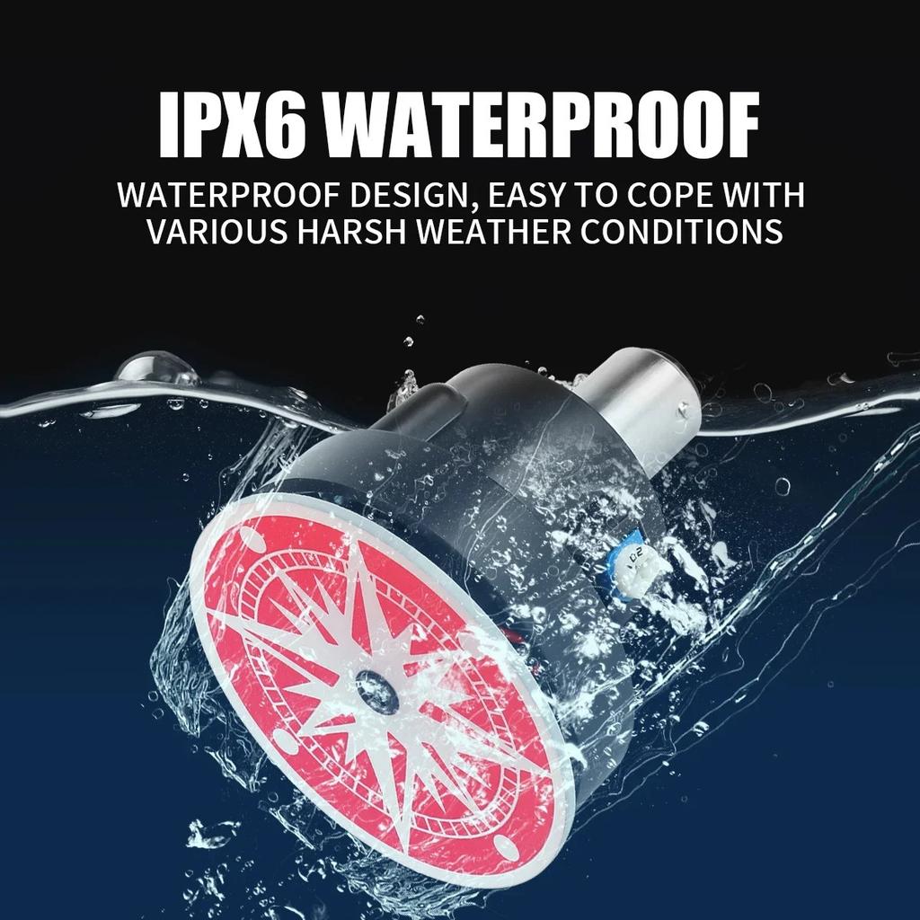 Motorcycle Brake Light Refit Wheel Eyes Rotating RGB Flashing Sharingan Decor Tail Light Anime Style Modification Accessories